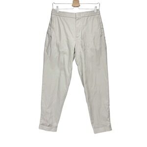 COS Mens Tapered Cotton Elastic Back Cuffed Chinos Trousers Stone Beige 30R‎